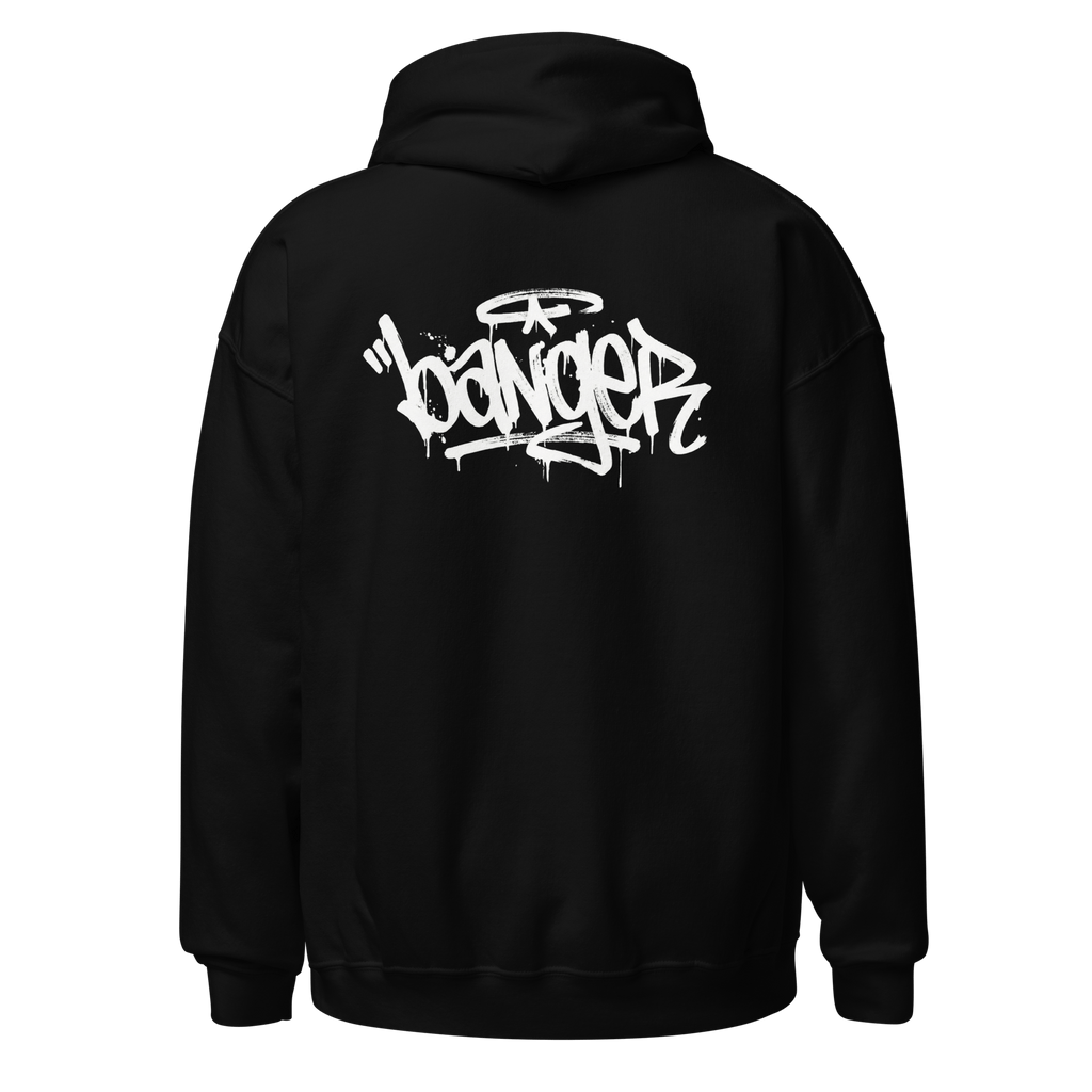 Banger Graffiti - Unisex Heavy Blend Hoodie Black S - BangerBay