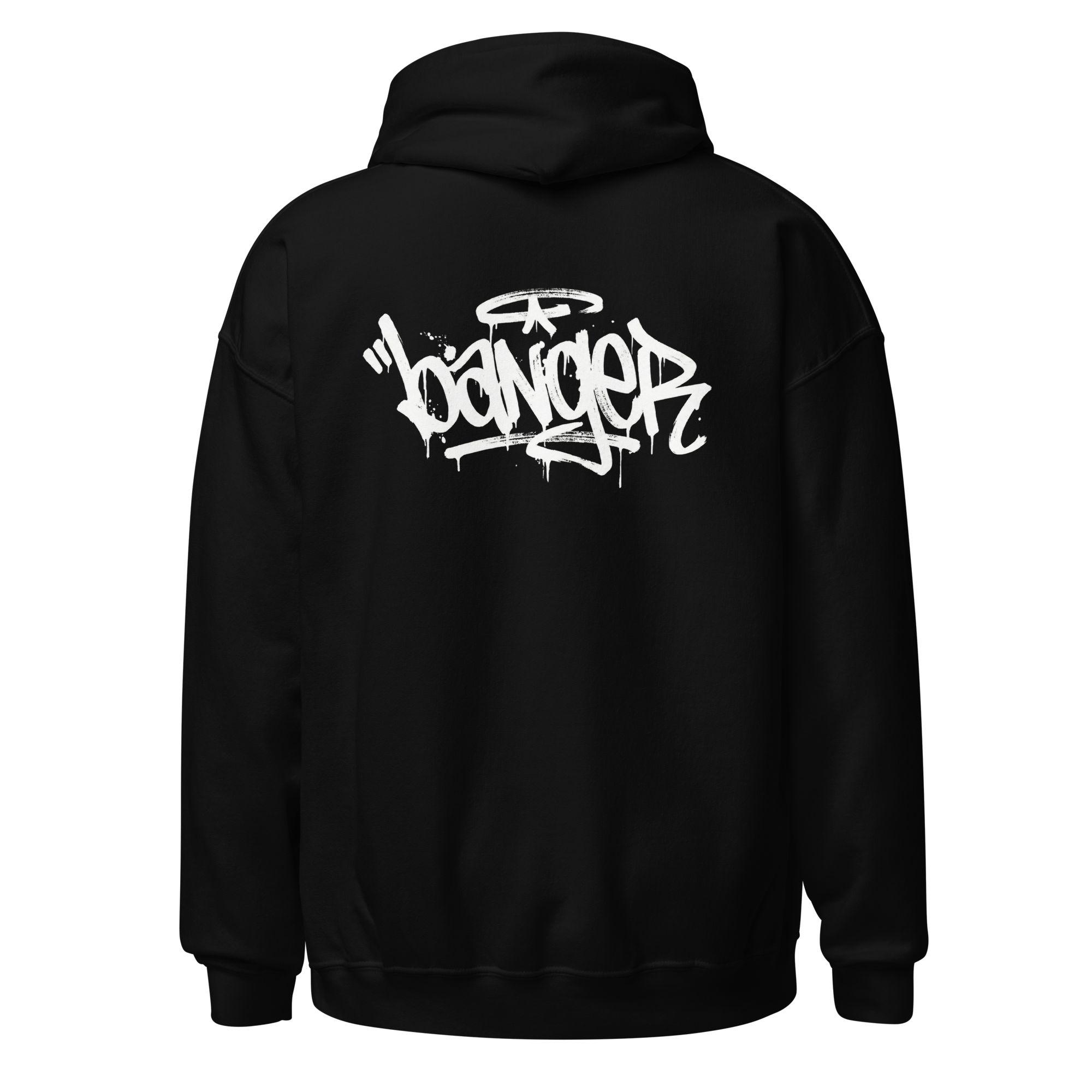 Banger Graffiti - Unisex Heavy Blend Hoodie Black S - BangerBay