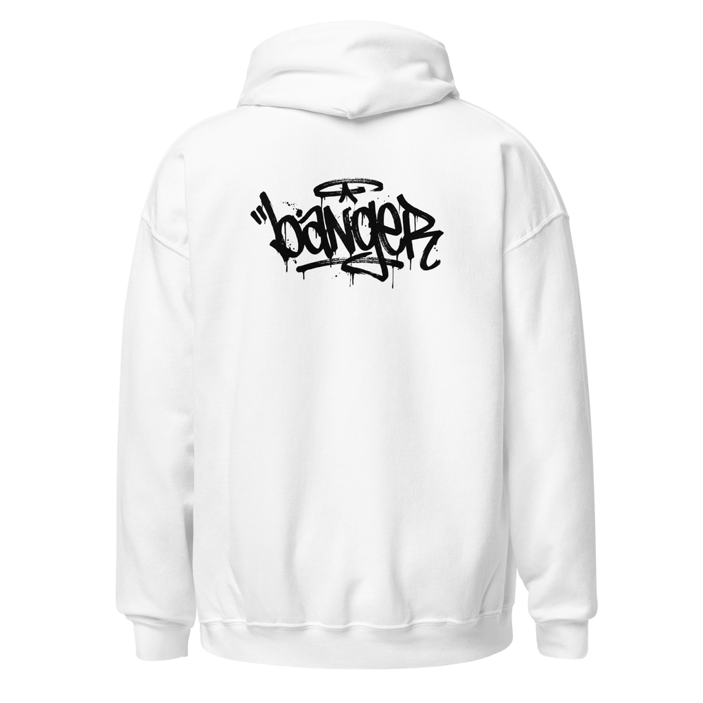 Banger Graffiti - Unisex Heavy Blend Hoodie Black S - BangerBay