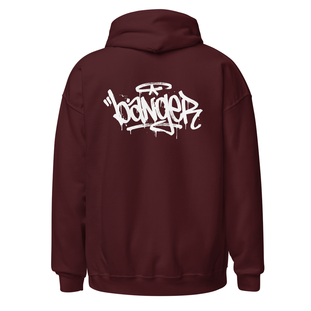 Banger Graffiti - Unisex Heavy Blend Hoodie Black S - BangerBay