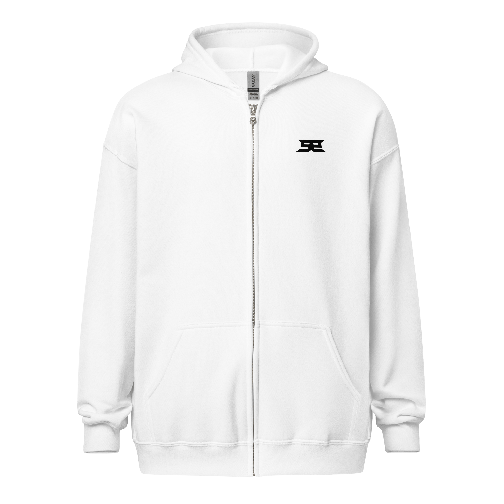 Beer League Legend - Men's Heavyweight Zip Hoodie White S - BangerBay