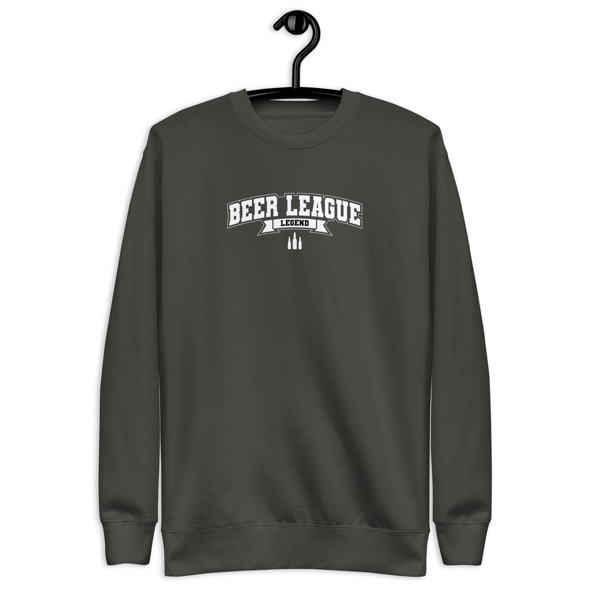 Beer League Legend - Unisex Premium Sweatshirt Vintage Black S - BangerBay