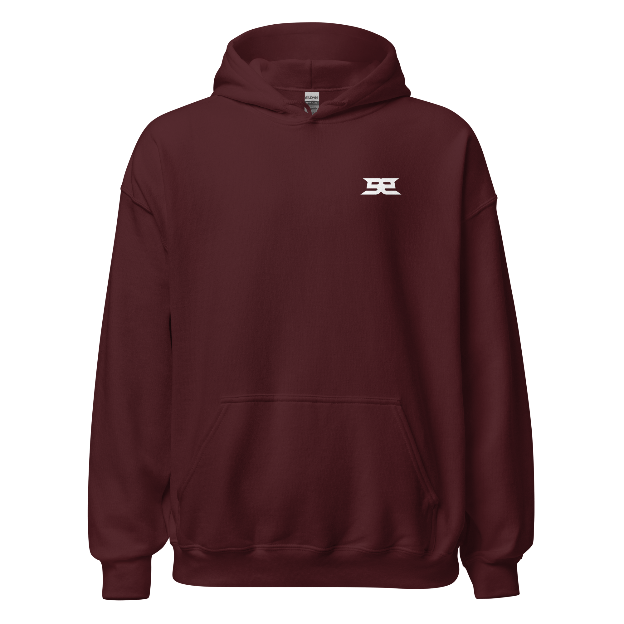 Chest Hit - Unisex Heavy Blend Hoodie Maroon S - BangerBay