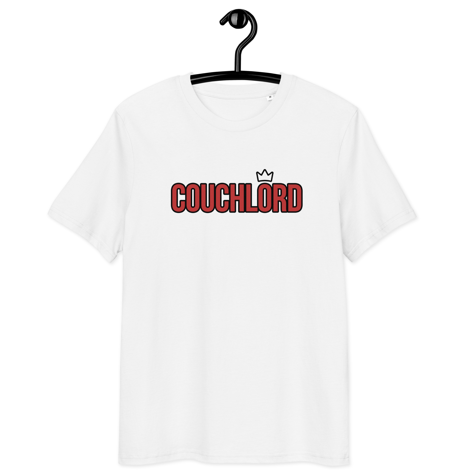 Couchlord - Unisex Organic Cotton T-Shirt White S - BangerBay