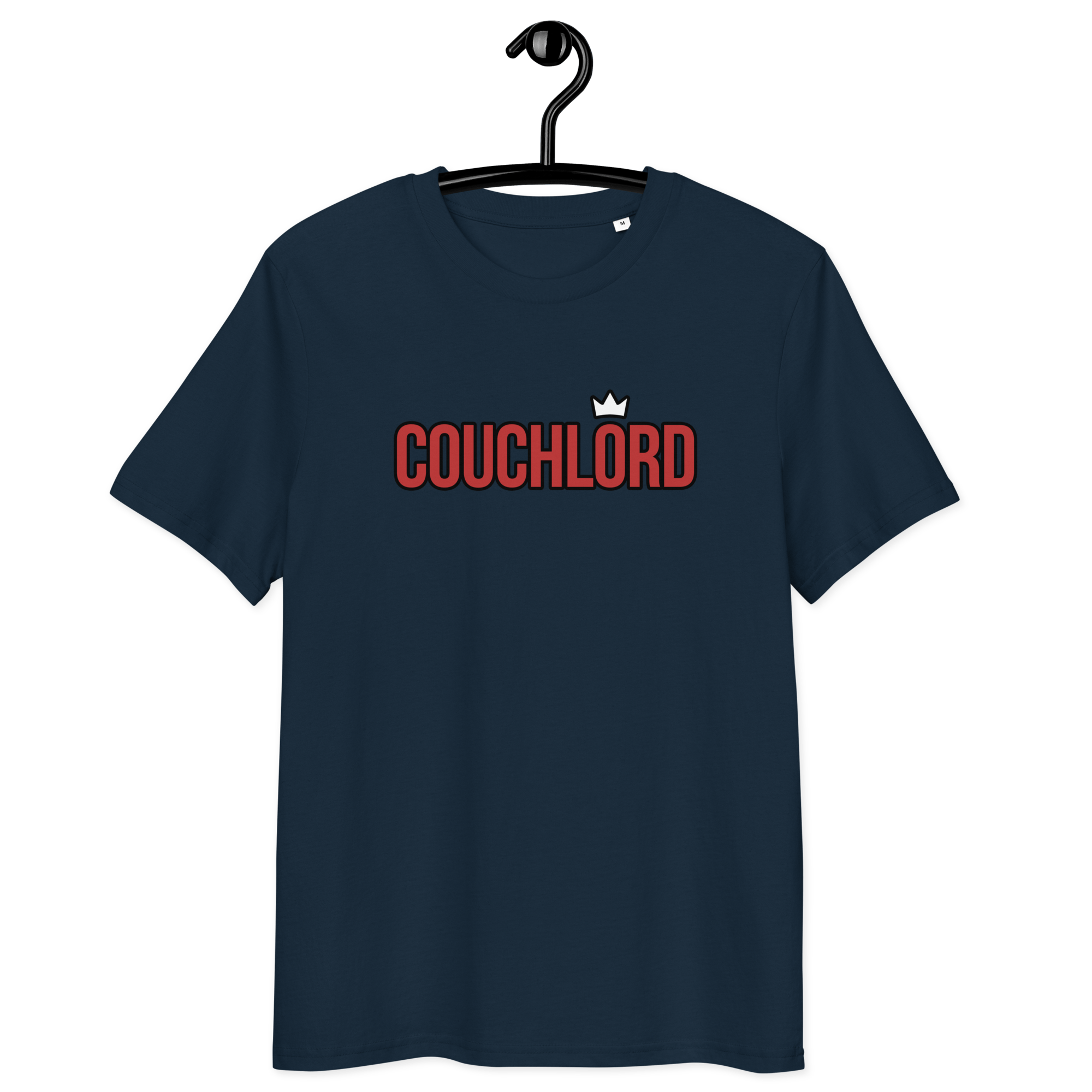 Couchlord - Unisex Organic Cotton T-Shirt French Navy S - BangerBay