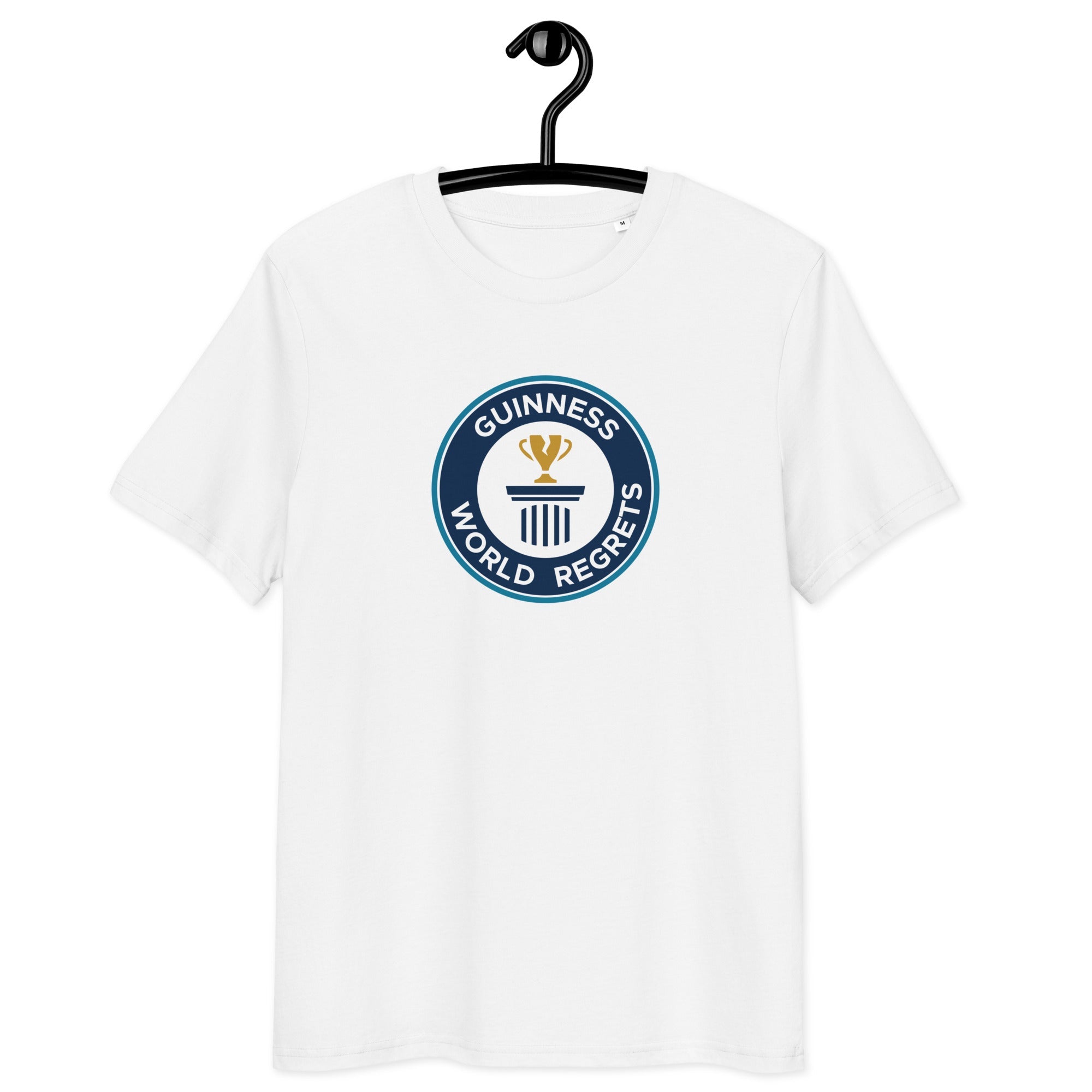 Guinness World Regrets - Unisex Organic Cotton T-Shirt White S - BangerBay