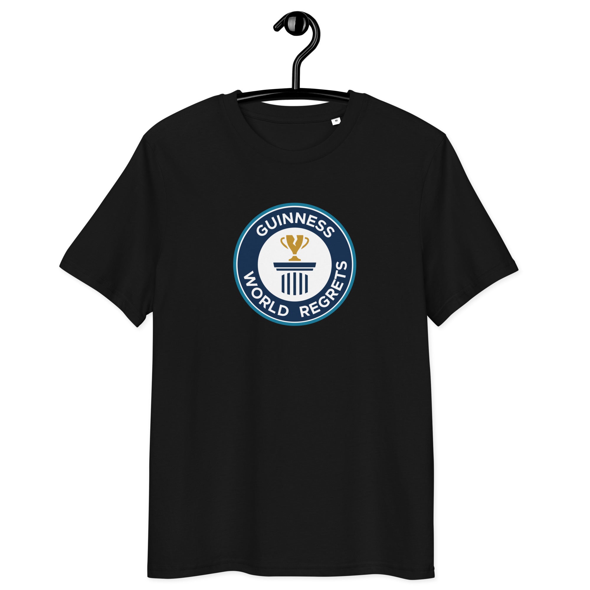 Guinness World Regrets - Unisex Organic Cotton T-Shirt Black S - BangerBay