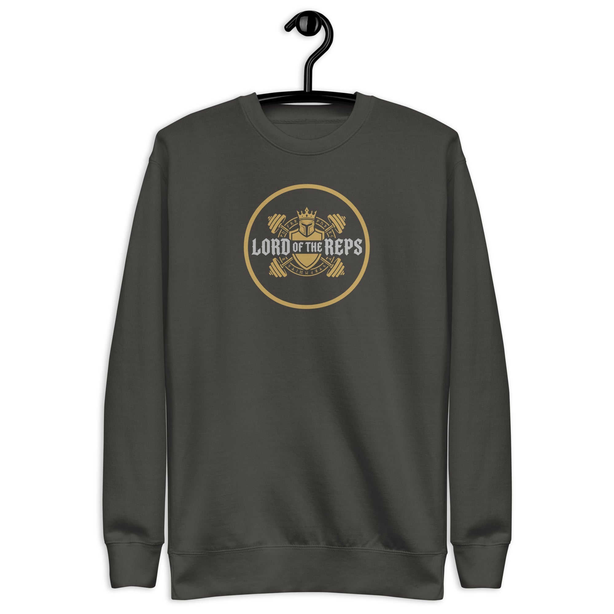 Lord of the Reps - Unisex Premium Sweatshirt Vintage Black S - BangerBay