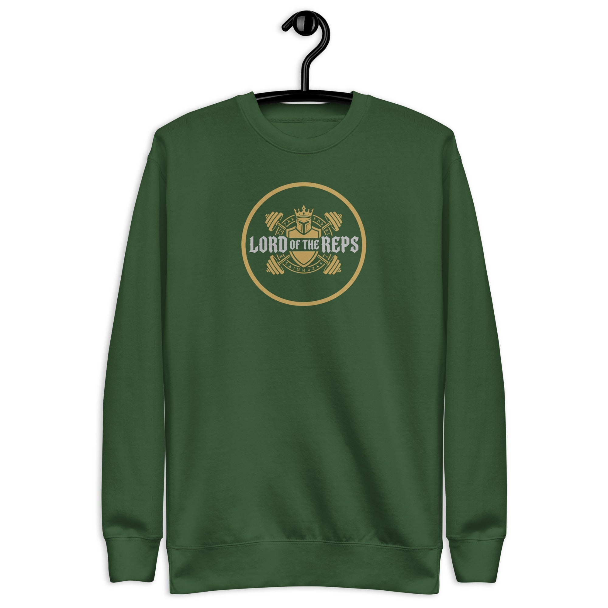 Lord of the Reps - Unisex Premium Sweatshirt Forest Green S - BangerBay