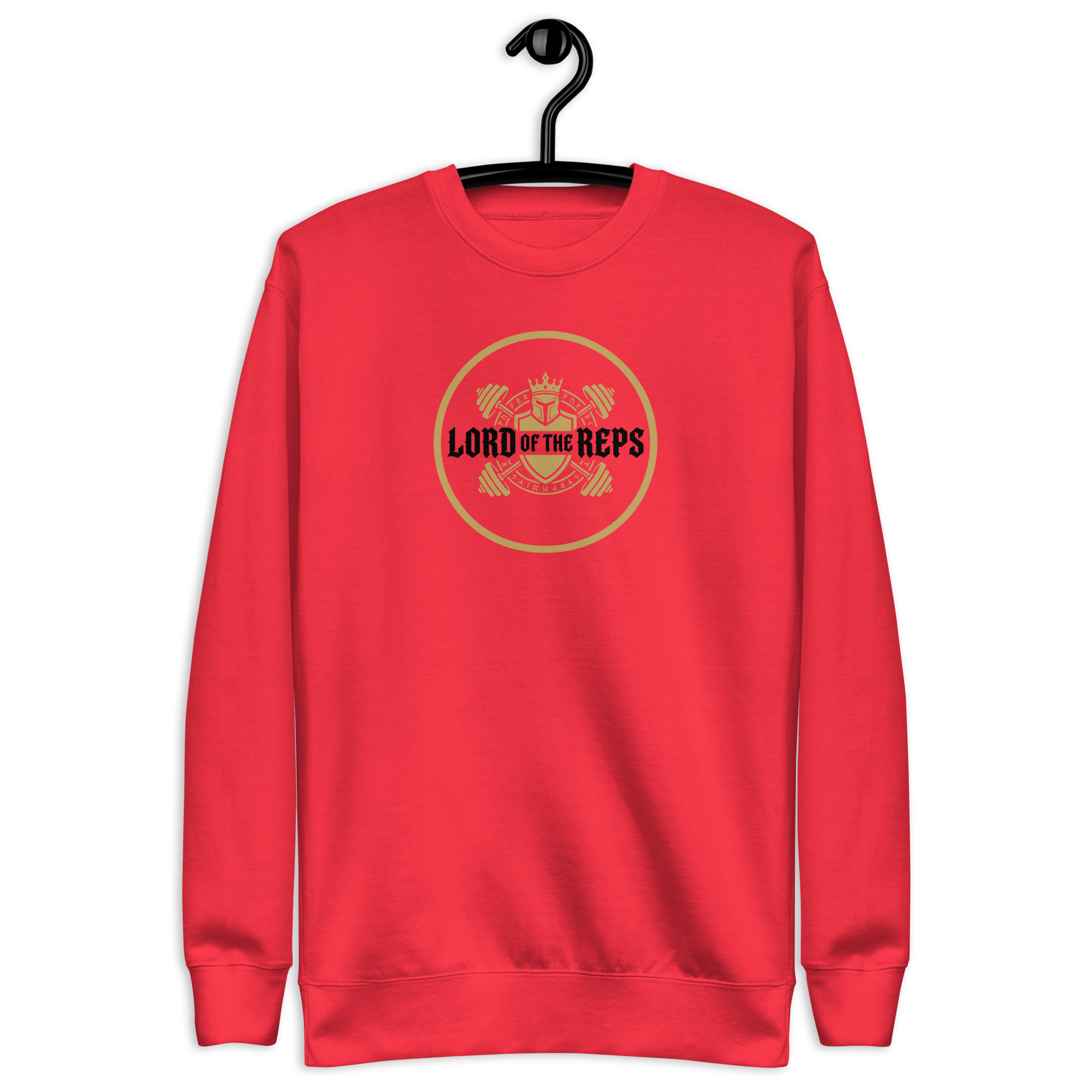 Lord of the Reps - Unisex Premium Sweatshirt Team Red S - BangerBay