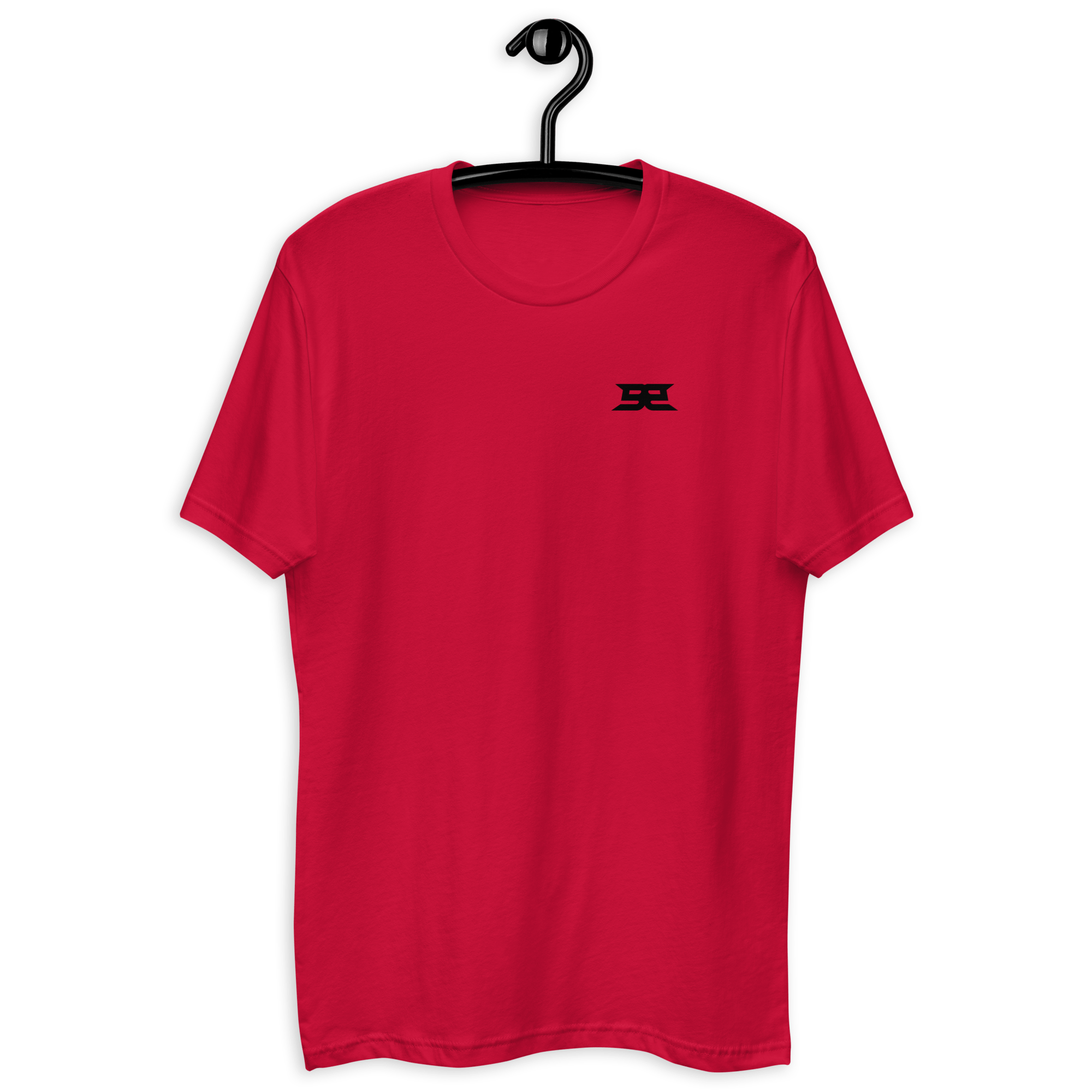 Men’s Fitted T-Shirt - Banger Neck Hit Red S - BangerBay