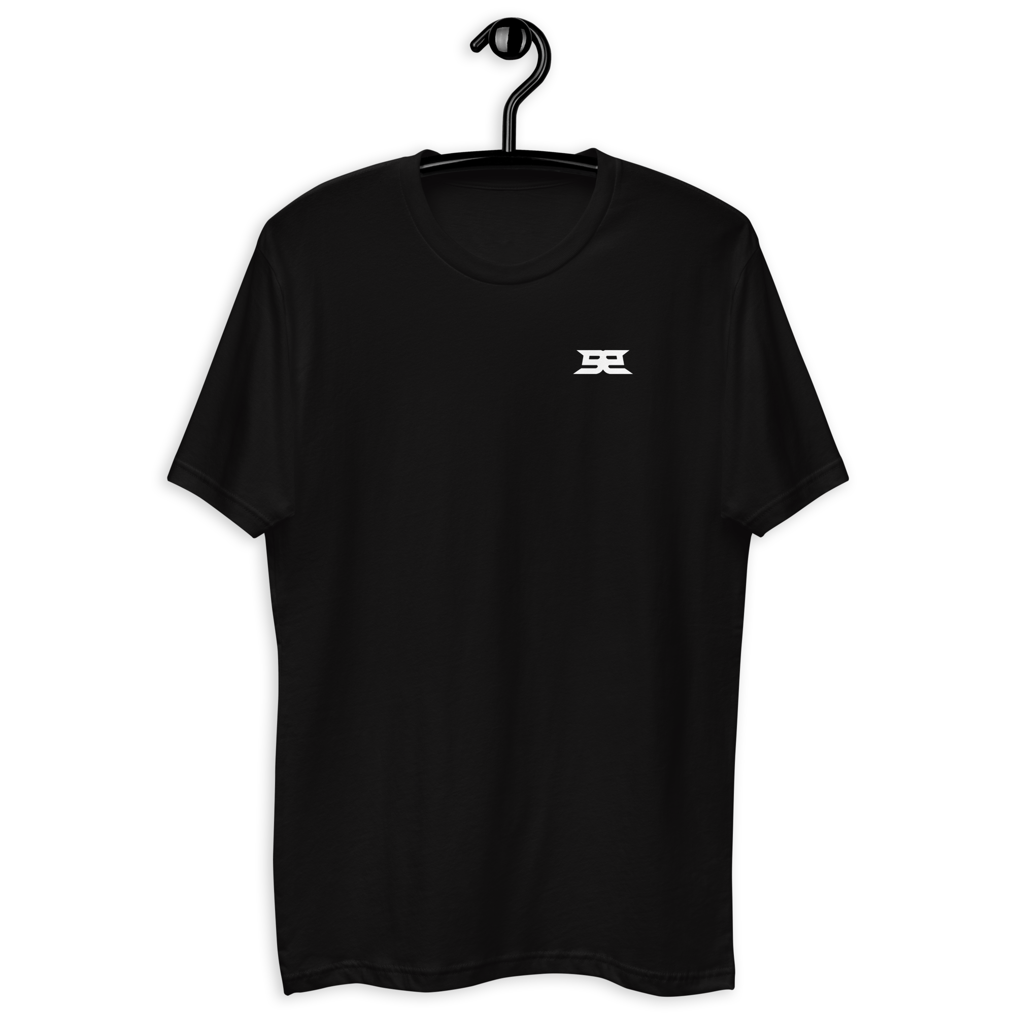 Men’s Fitted T-Shirt - Banger Neck Hit Black XS - BangerBay