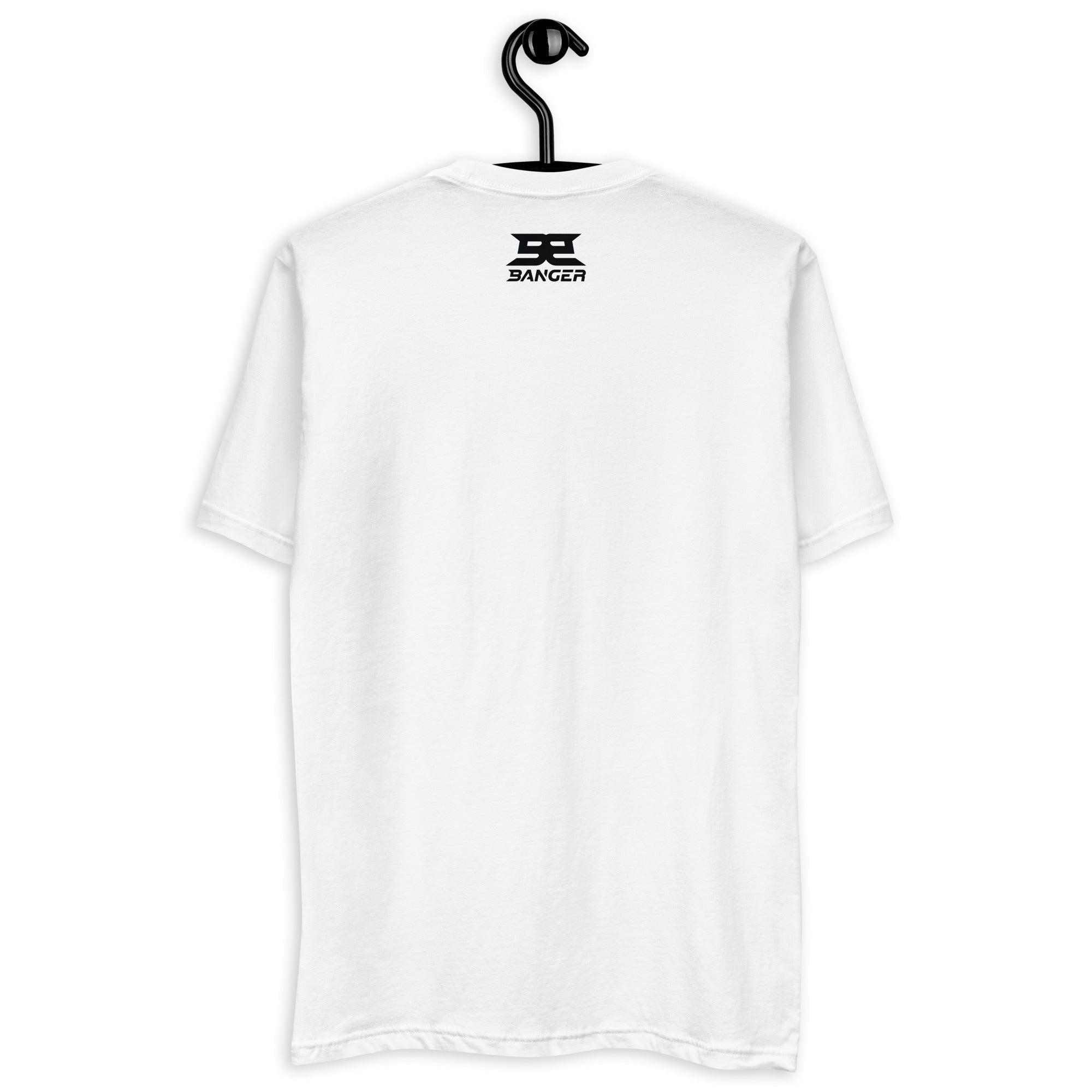 Men’s Fitted T-Shirt - Banger Neck Hit Red S - BangerBay