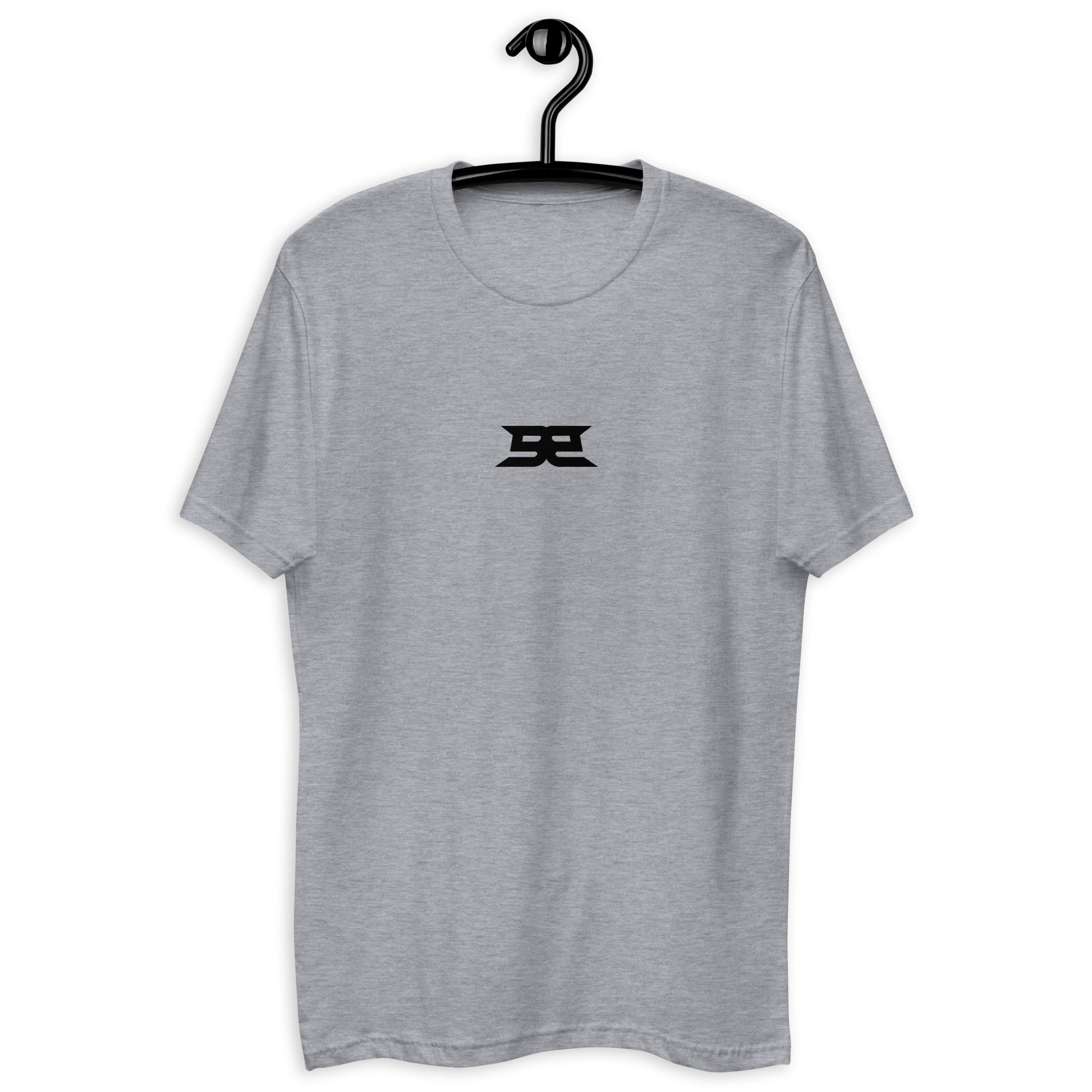 Men’s Fitted T-Shirt - Center Hit White XS - BangerBay