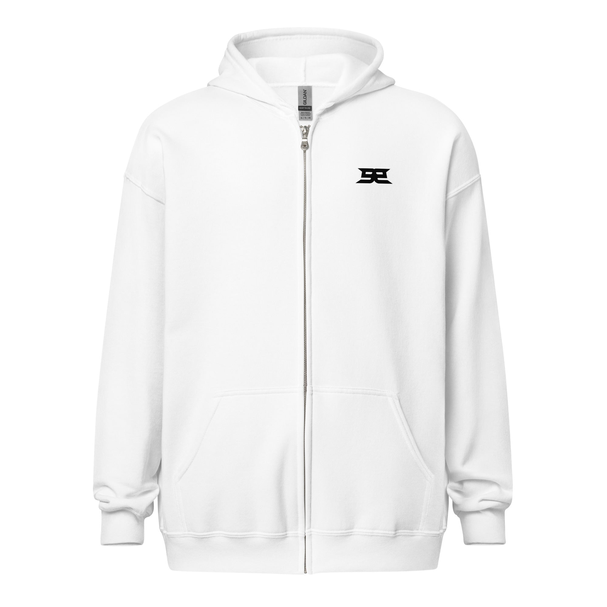 Pump Fiction - Men's Heavyweight Zip Hoodie White S - BangerBay