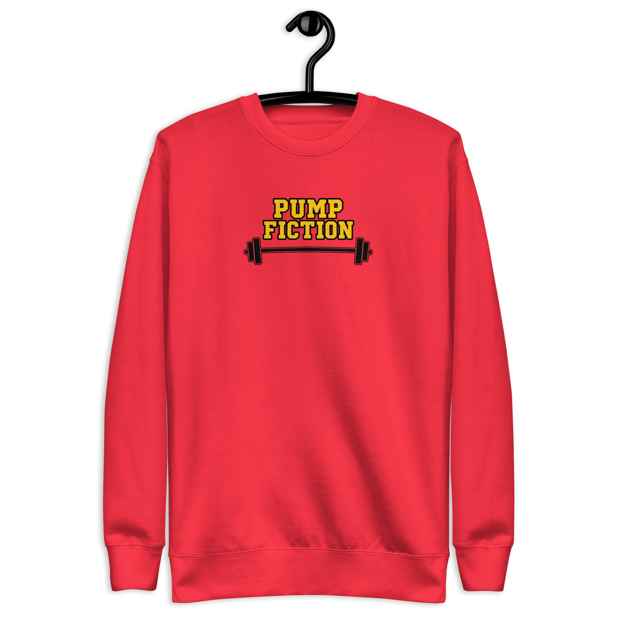 Pump Fiction - Unisex Premium Sweatshirt Team Red S - BangerBay