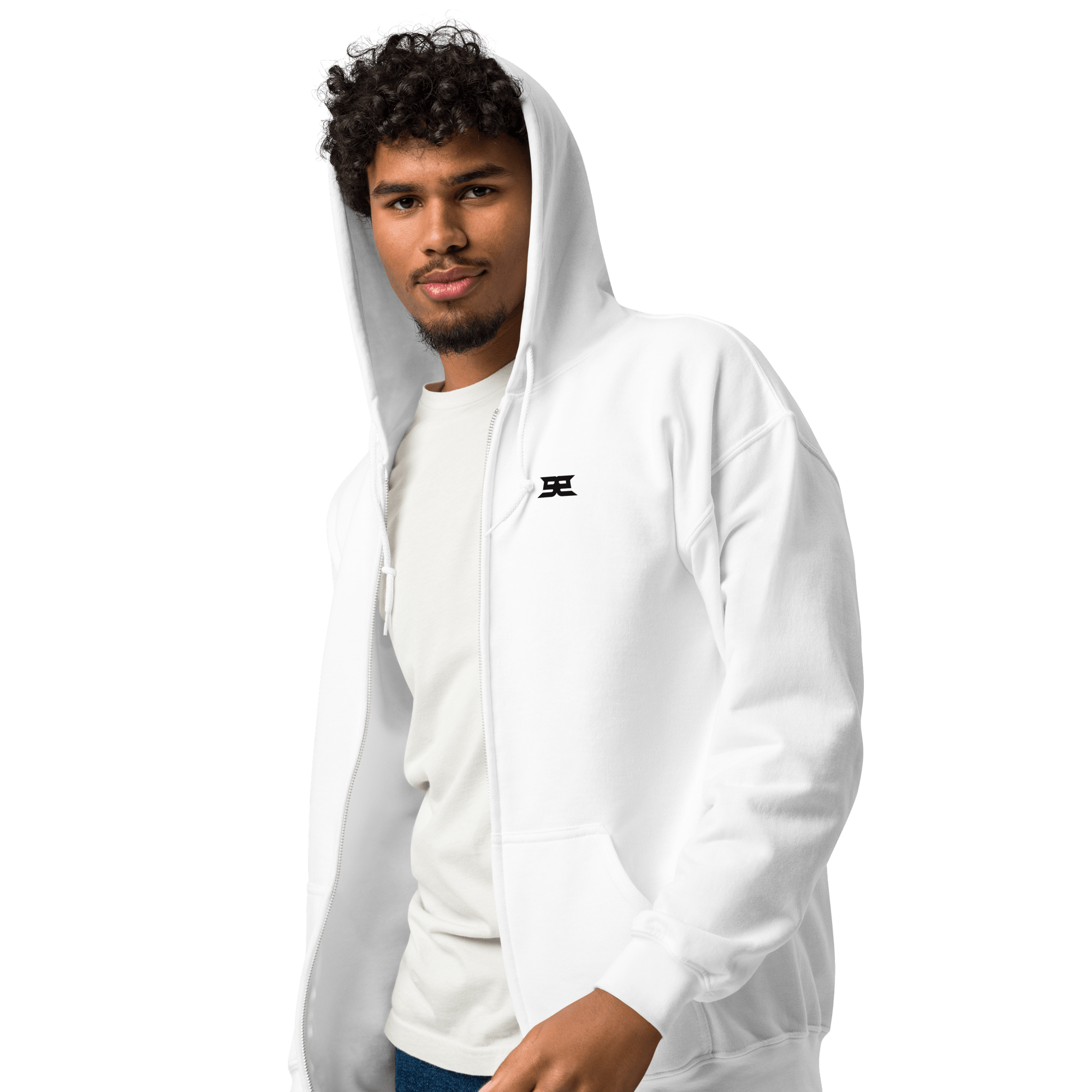 Route69 - Men's Heavyweight Zip Hoodie Black S - BangerBay