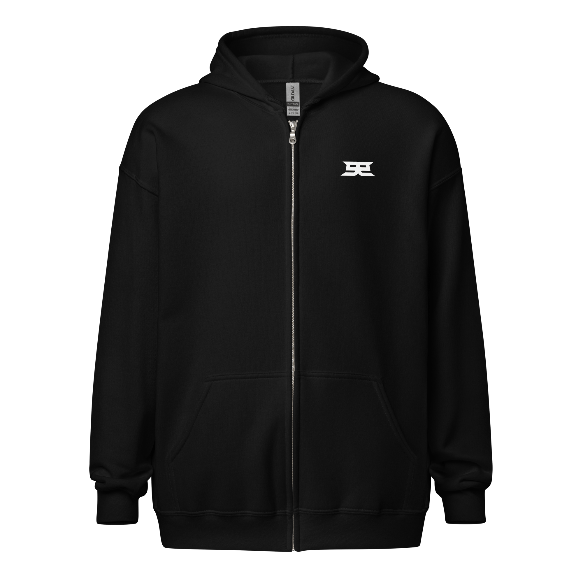 Serial Chiller - Men's Heavyweight Zip Hoodie Black S - BangerBay