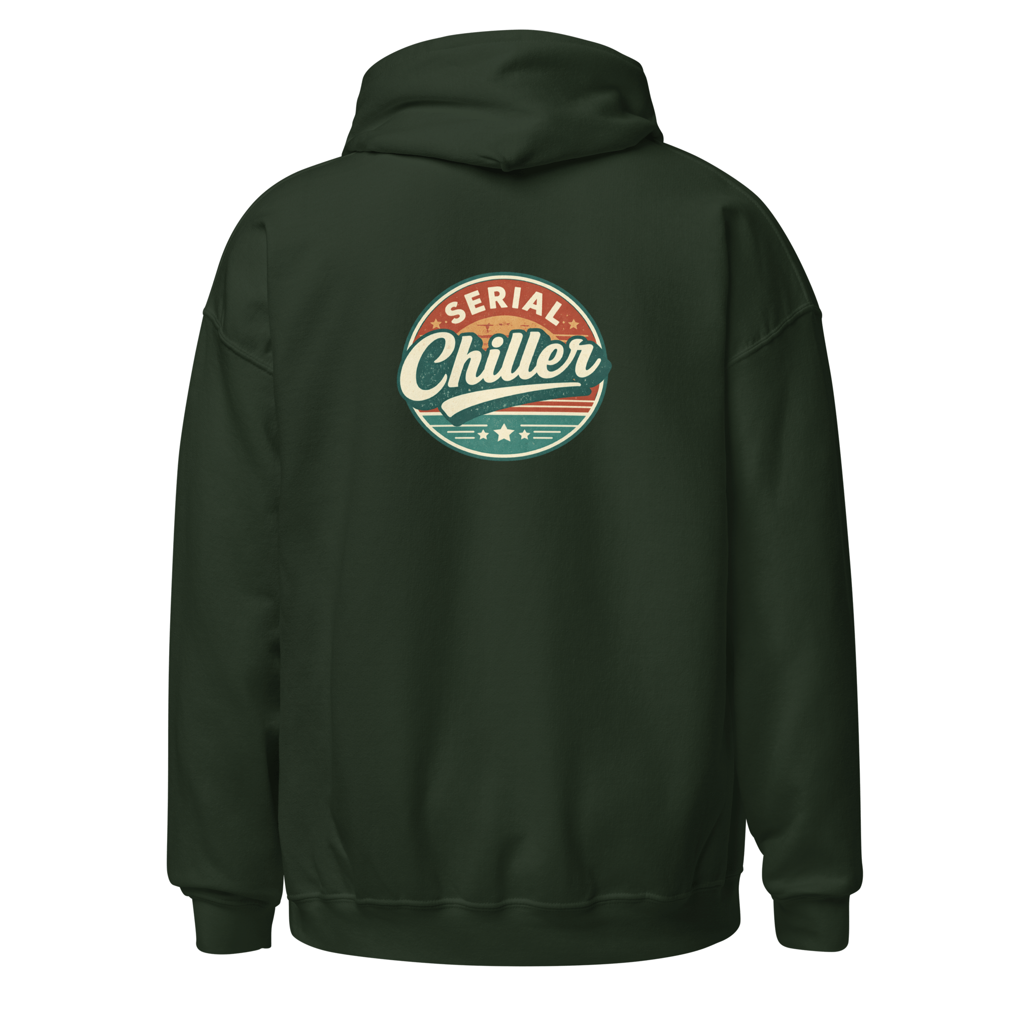 Serial Chiller - Unisex Heavy Blend Hoodie Black S - BangerBay