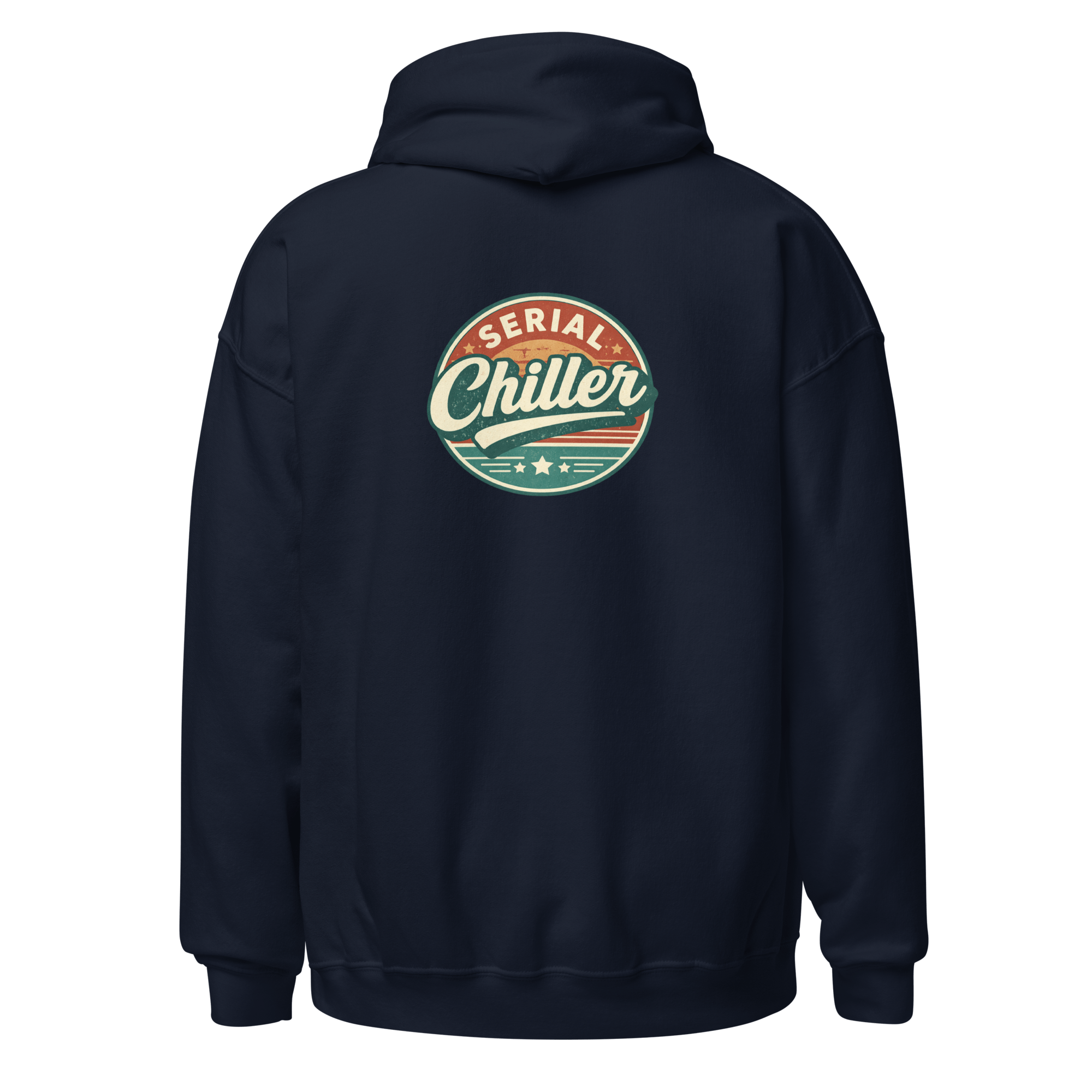 Serial Chiller - Unisex Heavy Blend Hoodie Black S - BangerBay