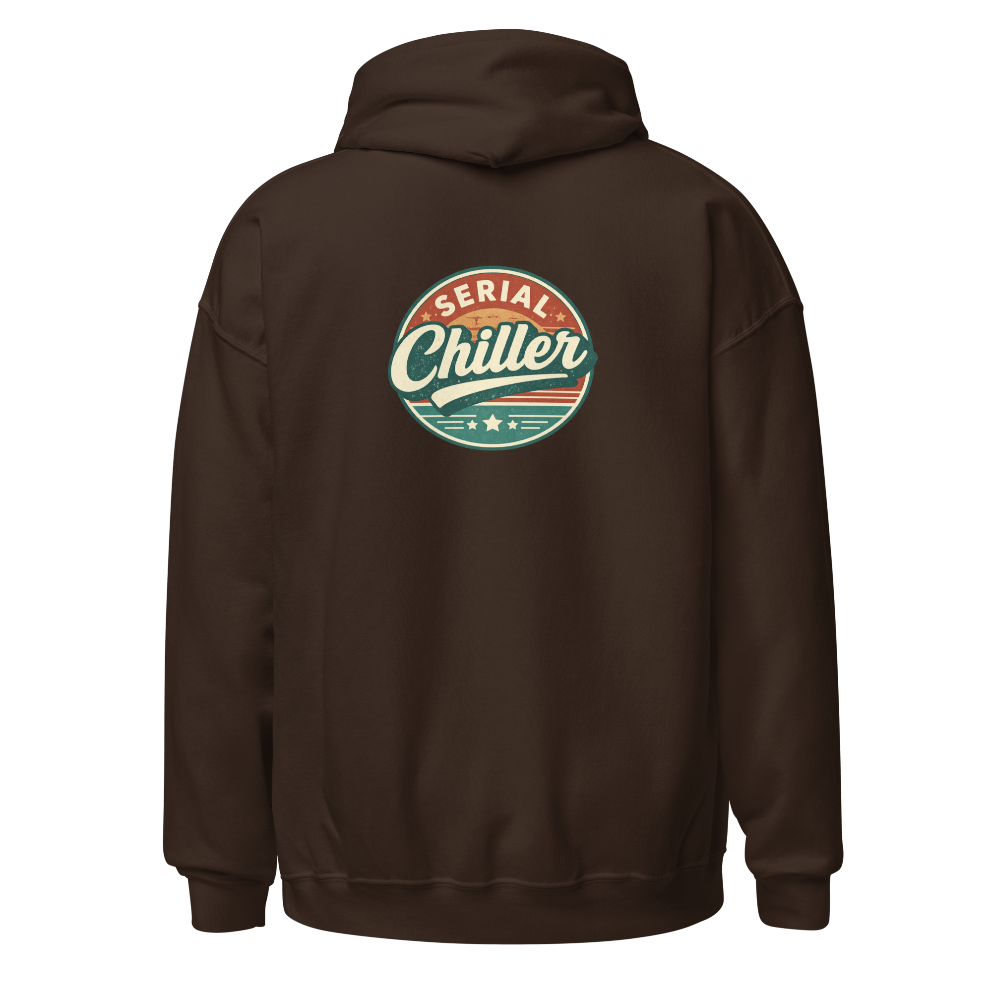 Serial Chiller - Unisex Heavy Blend Hoodie Black S - BangerBay