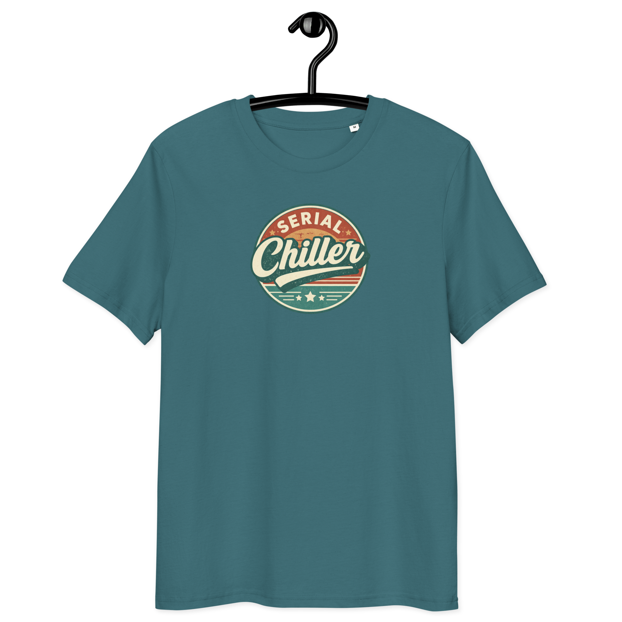 Serial Chiller - Unisex Organic Cotton T-Shirt Stargazer S - BangerBay