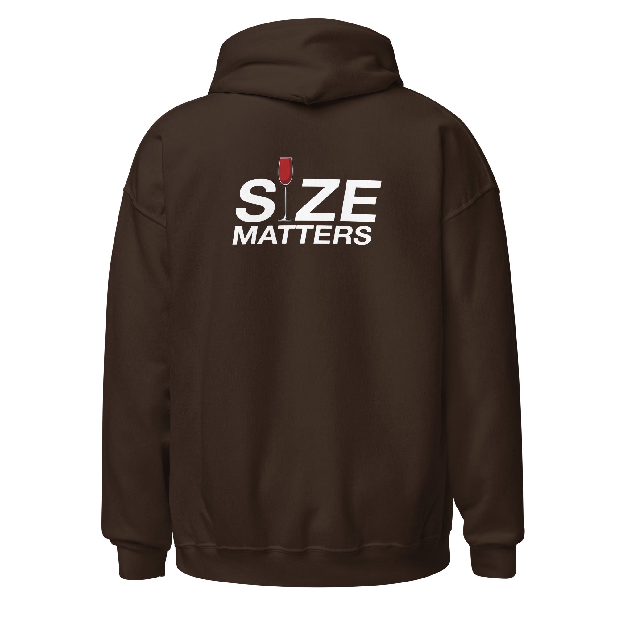 Size Matters - Unisex Heavy Blend Hoodie Black S - BangerBay