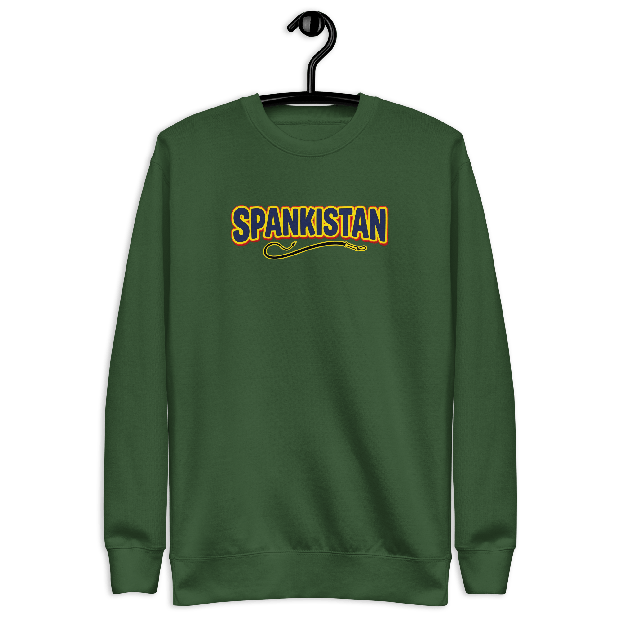 Spankistan - Women's Premium Chill Fit Sweater Forest Green S - BangerBay