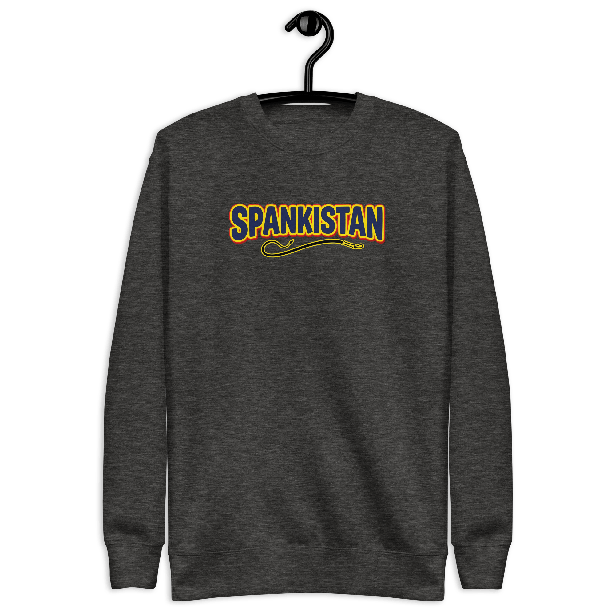 Spankistan - Women's Premium Chill Fit Sweater Charcoal Heather S - BangerBay
