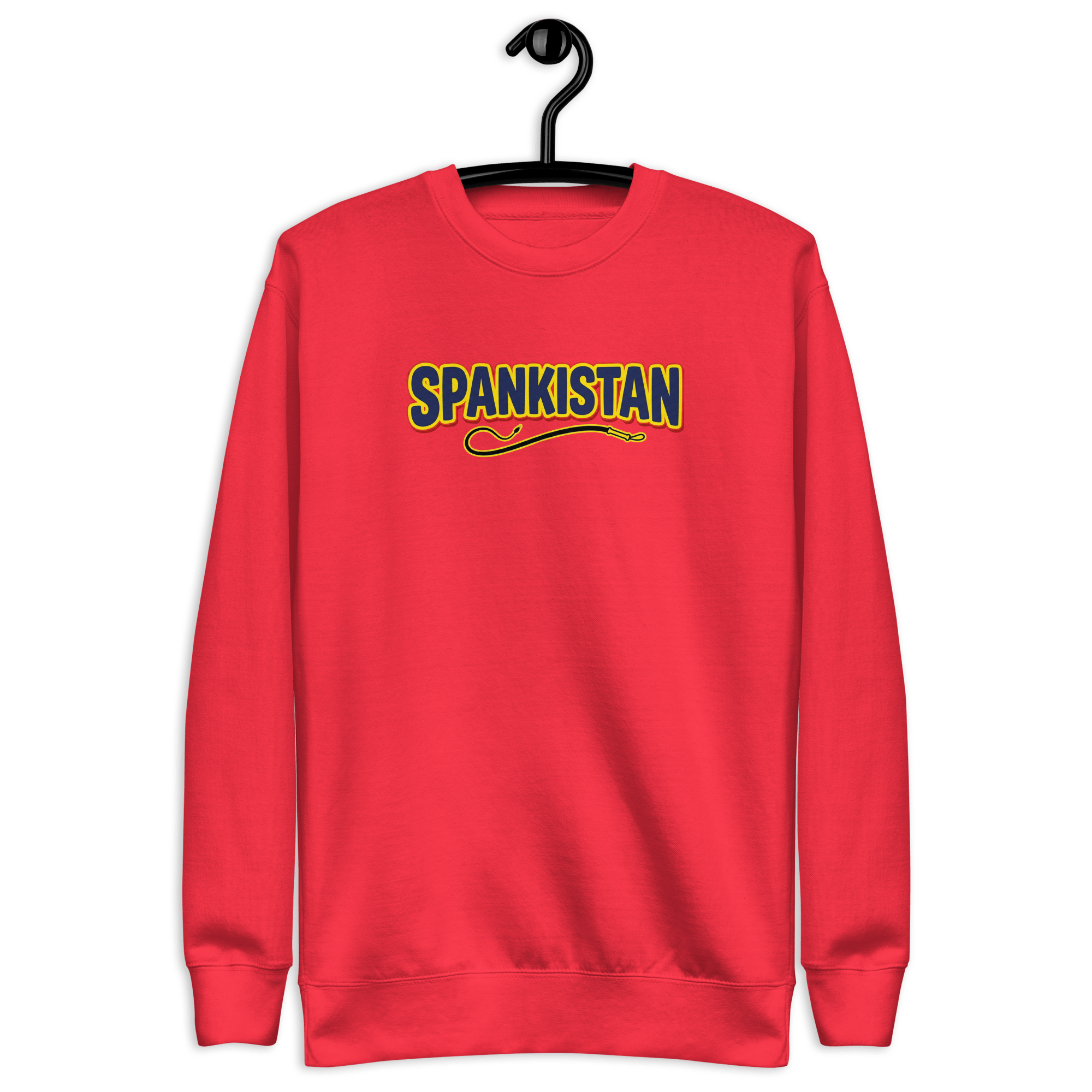 Spankistan - Women's Premium Chill Fit Sweater Team Red S - BangerBay