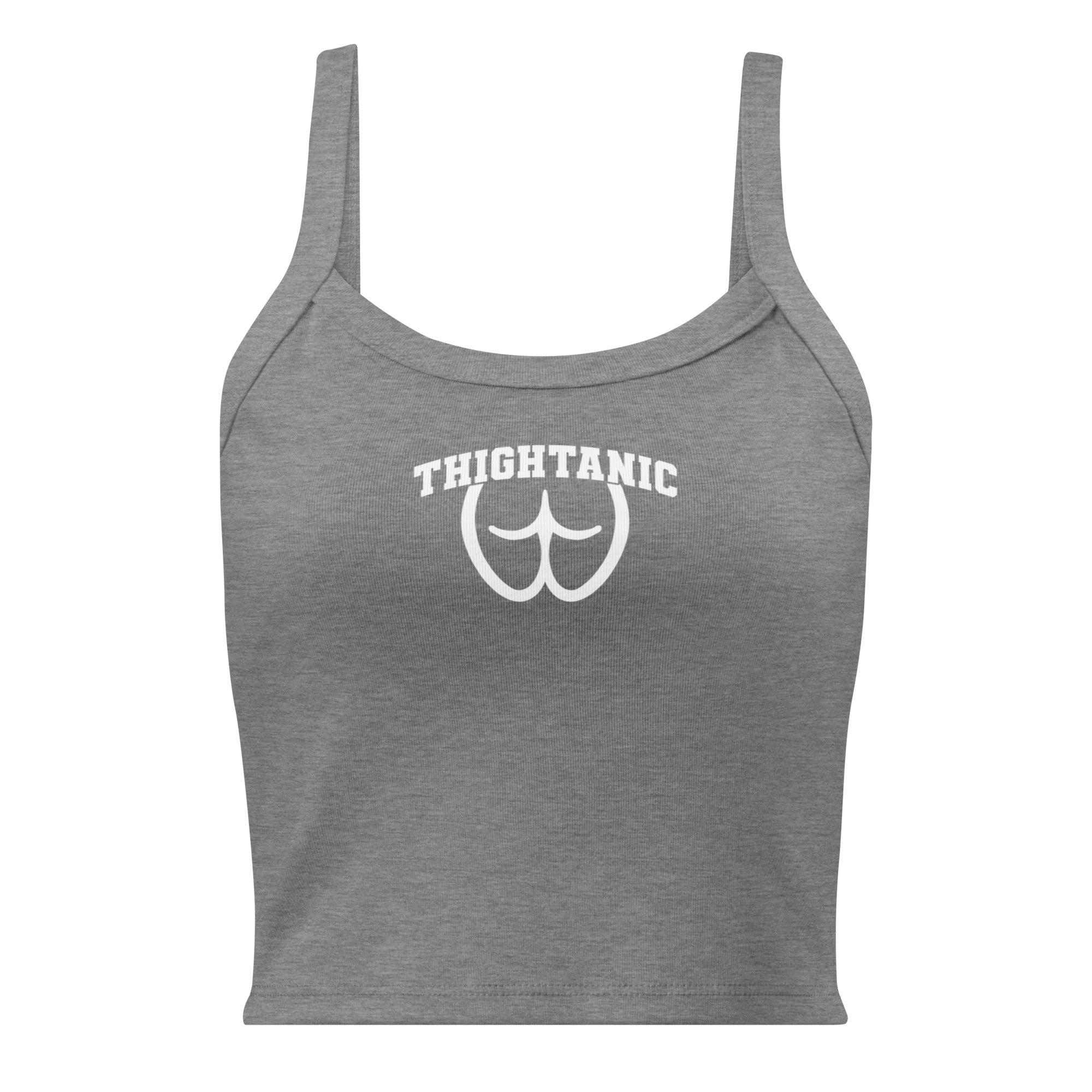 Thightanic - Women’s Micro - Rib Tank Top Athletic Heather S - BangerBay