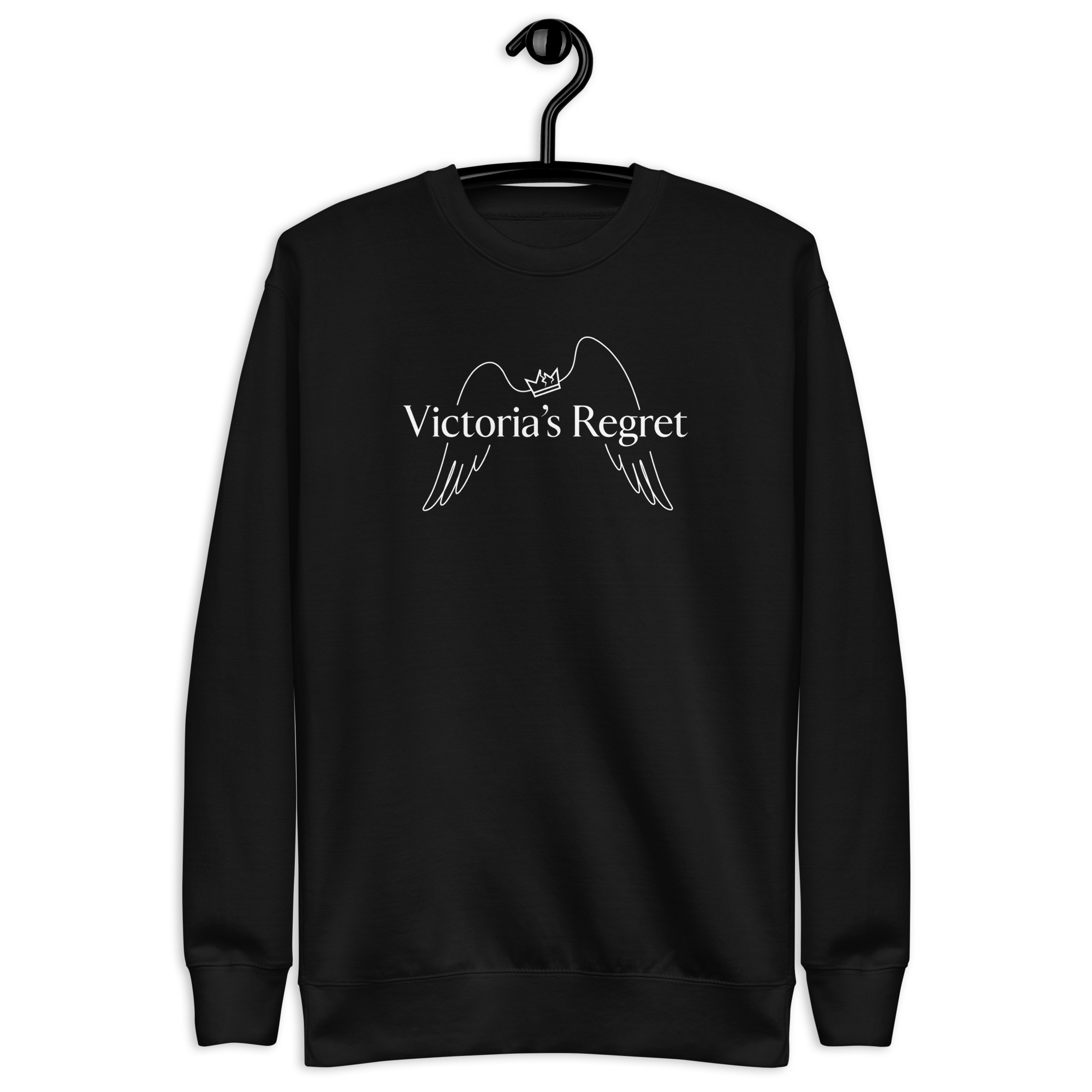 Victorias Regret - Women's Premium Chill Fit Sweater Black S - BangerBay