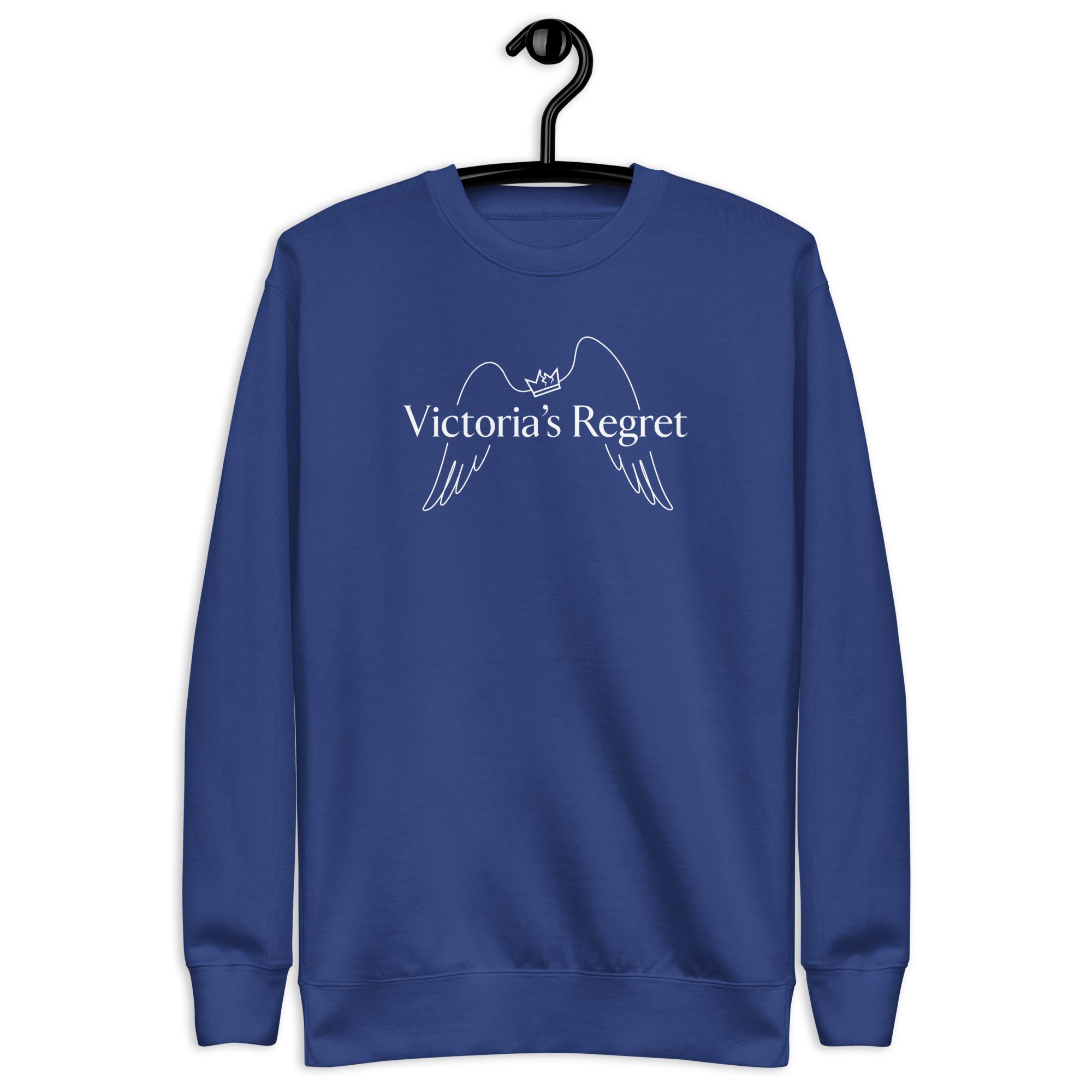 Victorias Regret - Women's Premium Chill Fit Sweater Team Royal S - BangerBay