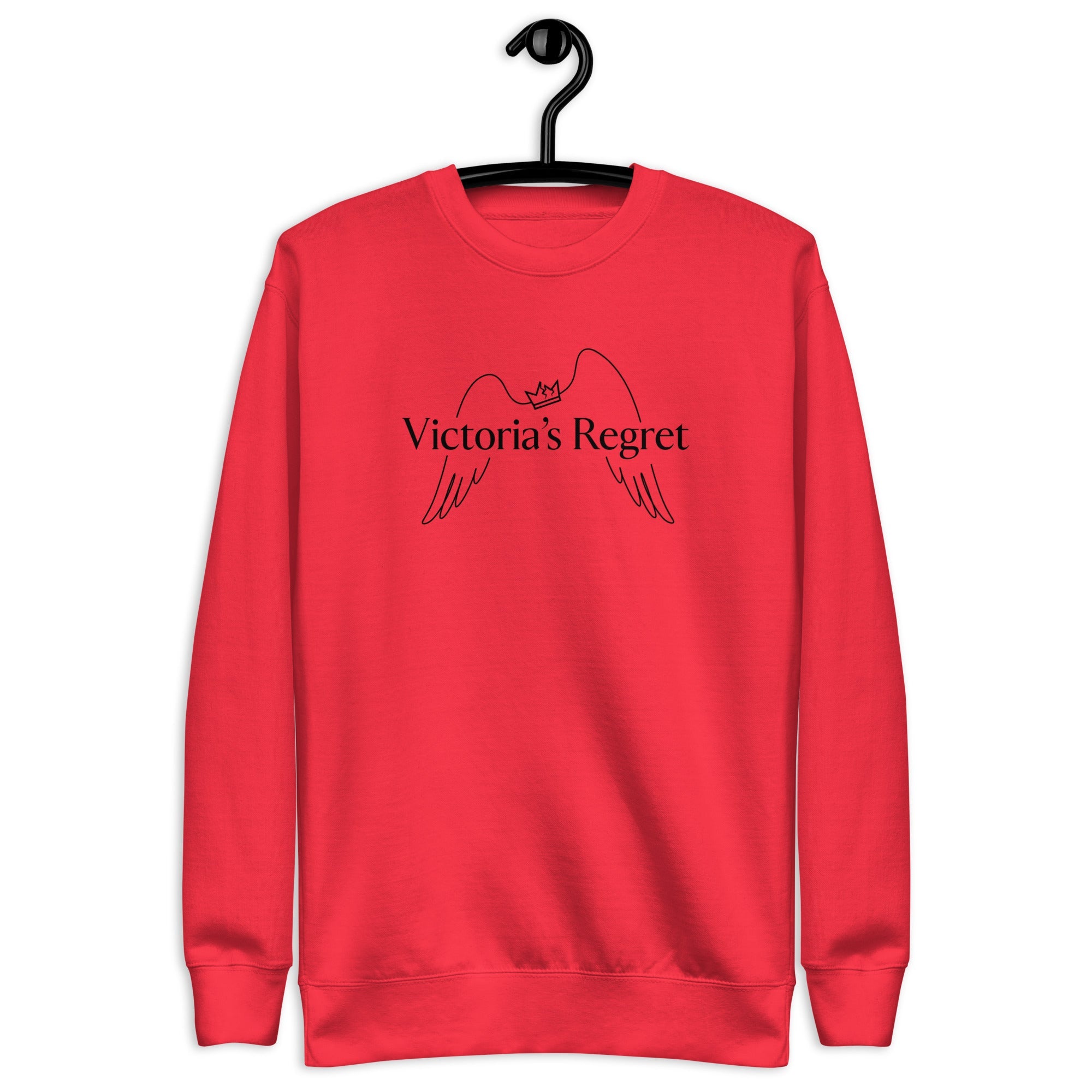 Victorias Regret - Women's Premium Chill Fit Sweater Team Red S - BangerBay