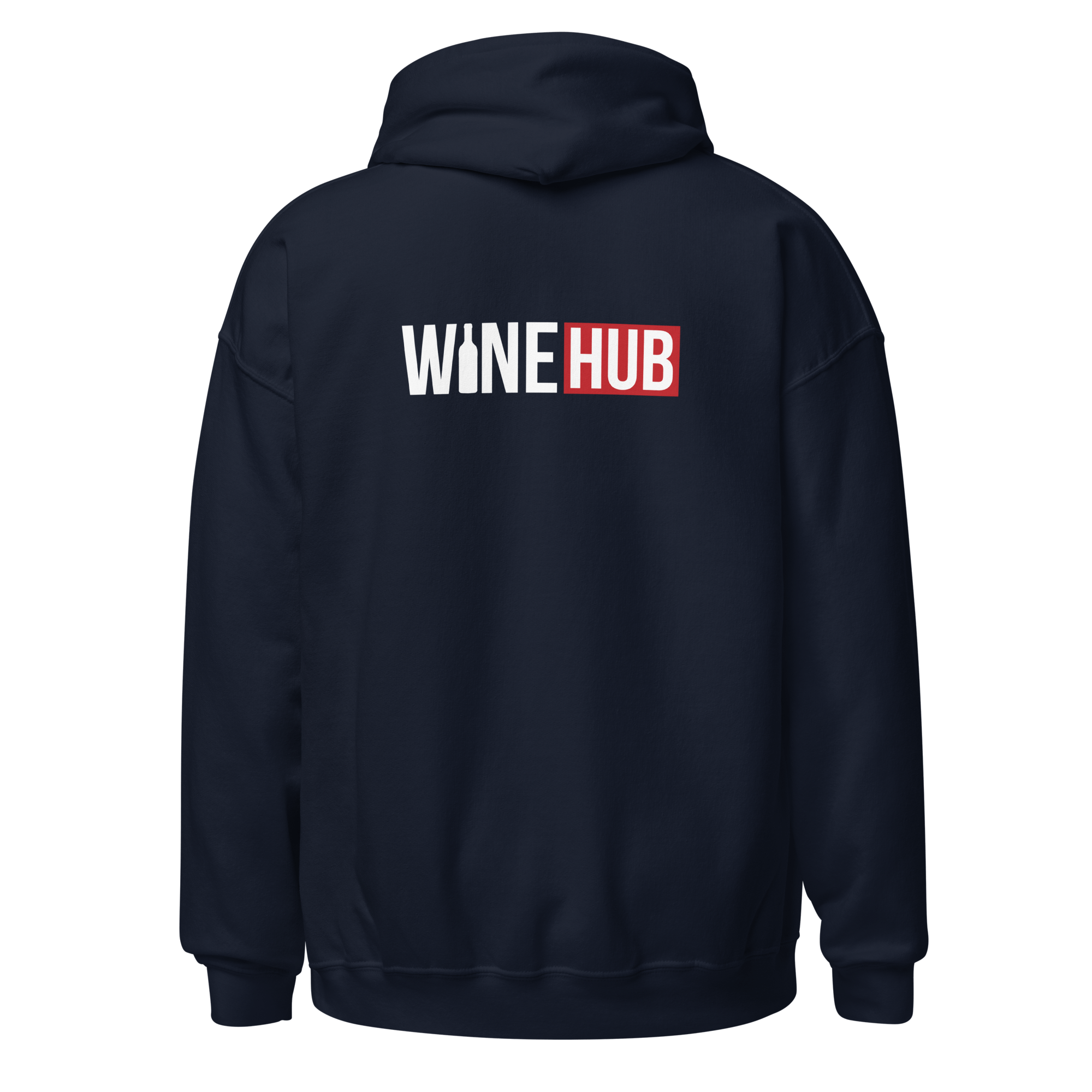 WineHub - Unisex Heavy Blend Hoodie Black S - BangerBay