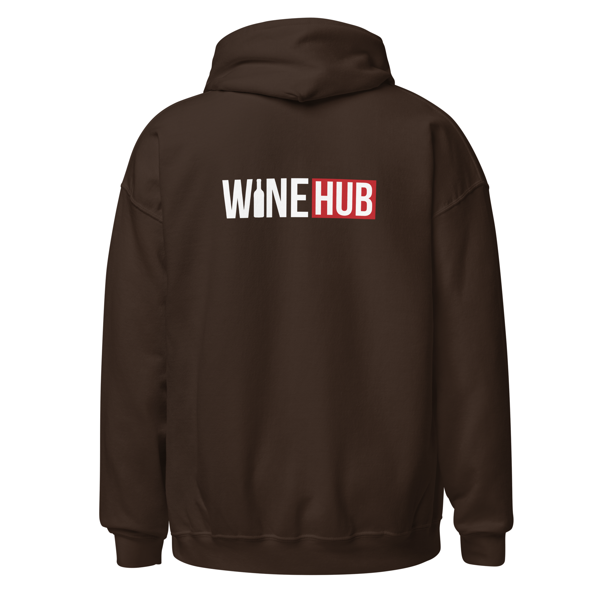 WineHub - Unisex Heavy Blend Hoodie Black S - BangerBay