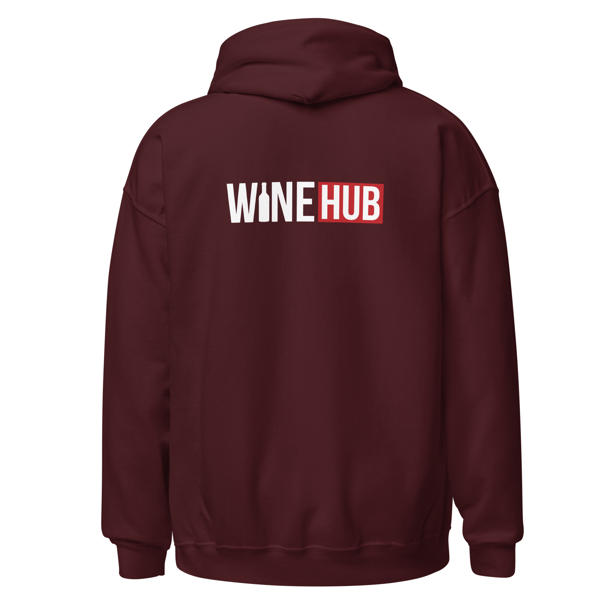 WineHub - Unisex Heavy Blend Hoodie Black S - BangerBay