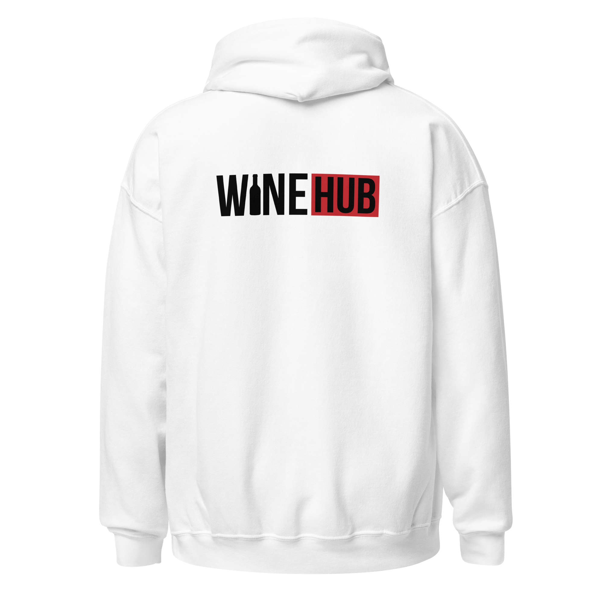 WineHub - Unisex Heavy Blend Hoodie Black S - BangerBay