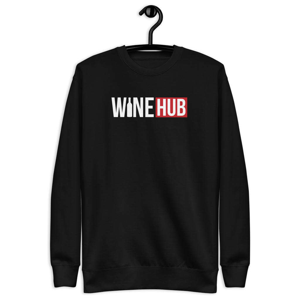 WineHub - Women's Premium Chill Fit Sweater Black S - BangerBay